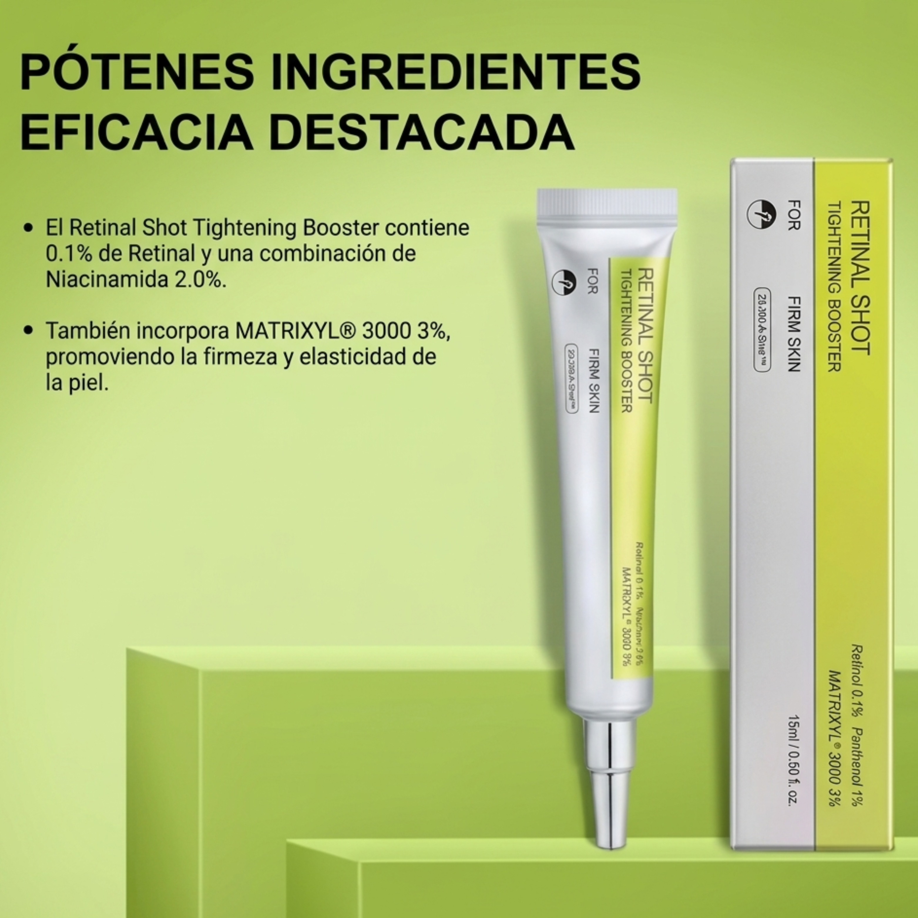Retinal Shot - Piel más Firme, Tersa y Radiante