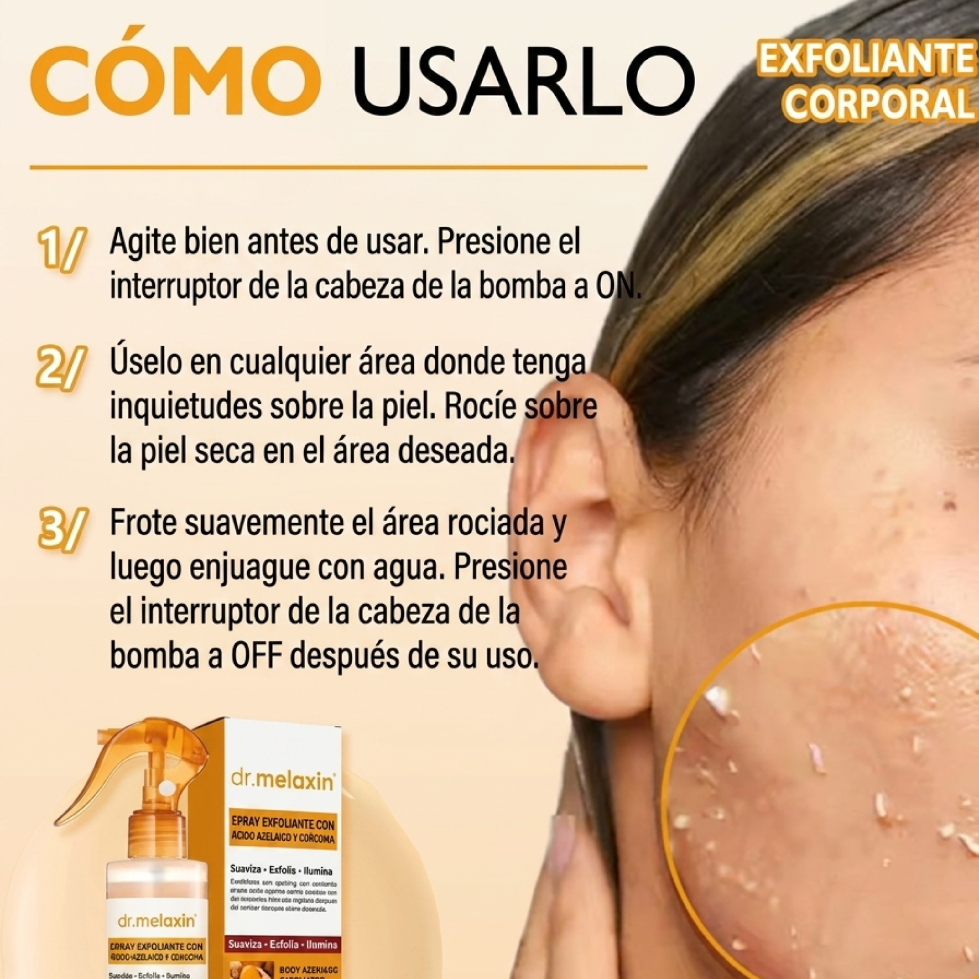 Dr.Melaxin peel shot - El Secreto Coreano para una Piel Suave y Renovada